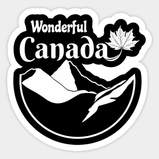 Wonderful Canada Sticker